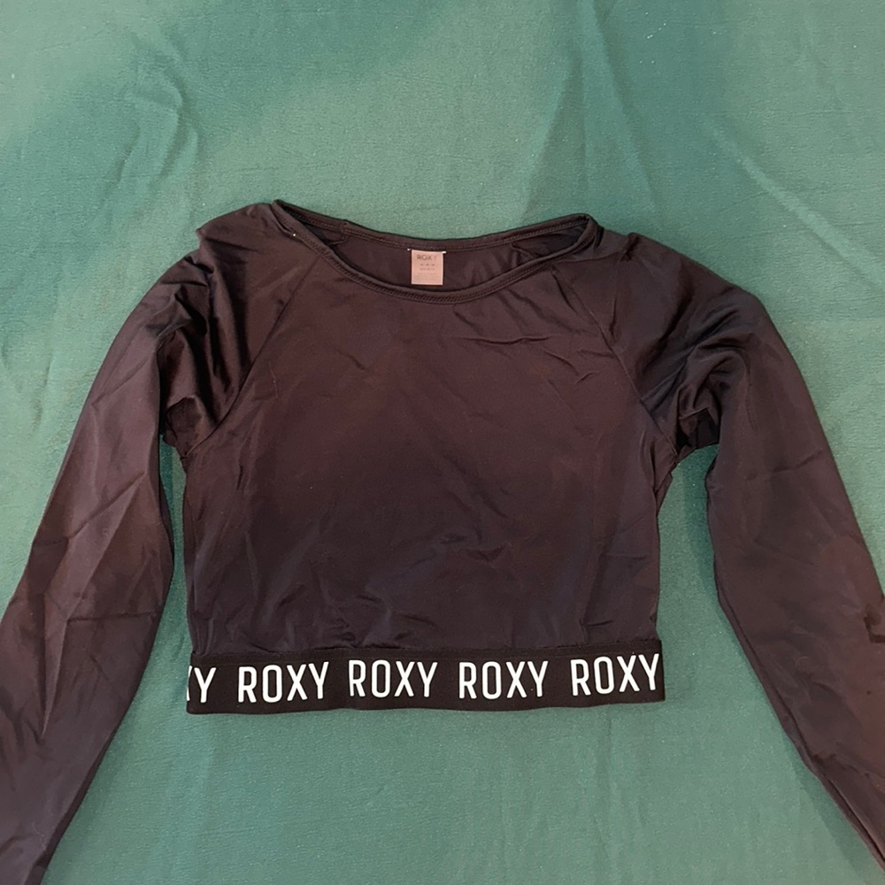 Roxy cropped rash guard